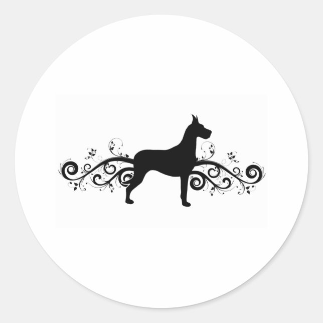 Sticker Rond Fantastique Danse (Devant)