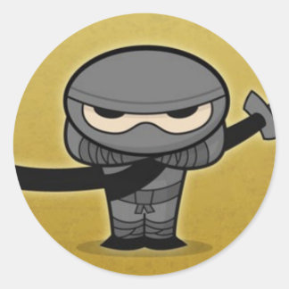 Sticker Rond Farkin' Ninja
