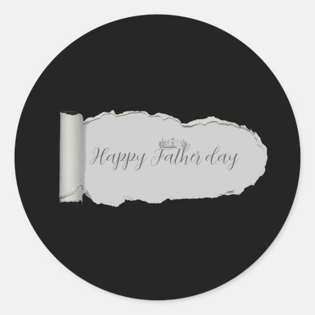 Sticker Rond Father’s Day Gift for Dad  (Devant)