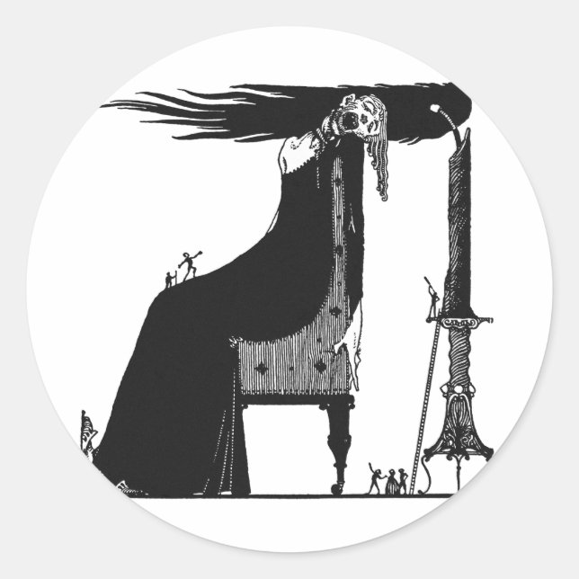 Sticker Rond Faust 003 (Devant)