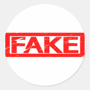 Sticker Rond Faux timbre