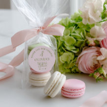Faveur de mariage Blush & Vert Sauge