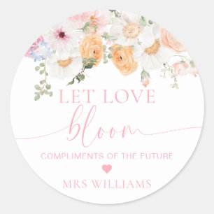 Sticker Rond Favoris Fleuris Millie Faire Fleurir l'Amour