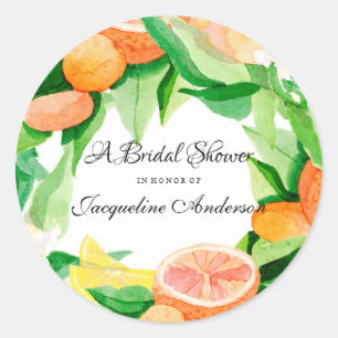 Sticker Rond Favoriser la Fête des mariées Mariage d'arôme de j