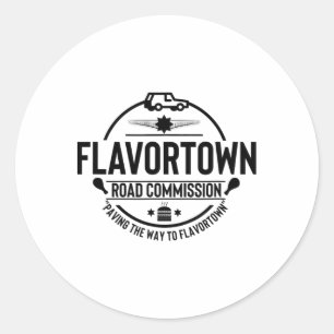 Sticker Rond Favortown Hommes Et Femmes Foodies Cadeau Tee - sh