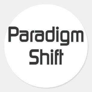 Sticker Rond FB de décalage de paradigme