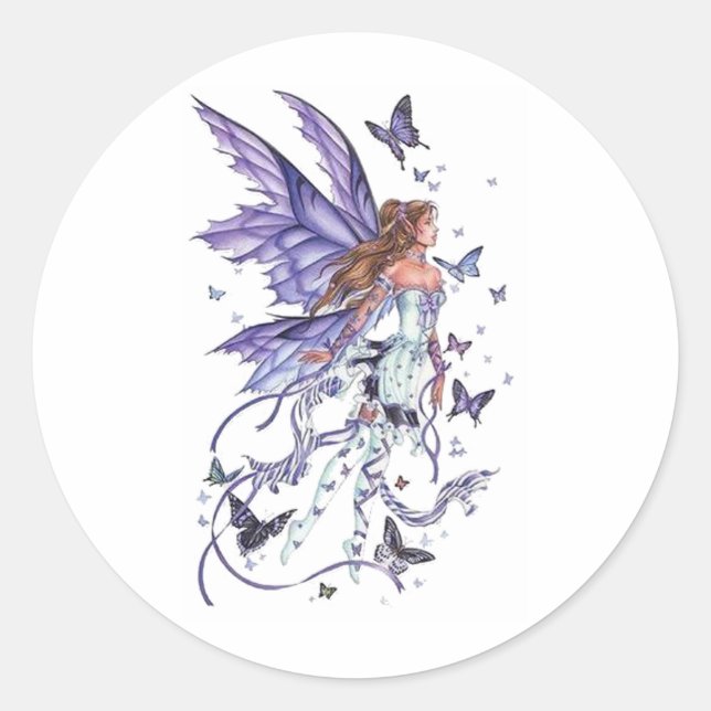 Sticker Rond Fée (Devant)
