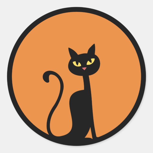 Sticker Rond Feline (Devant)