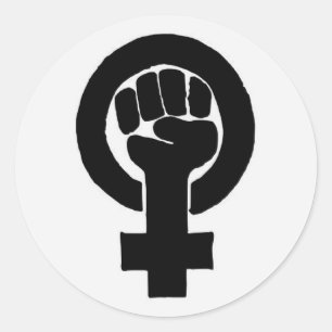 Sticker Rond Féminisme