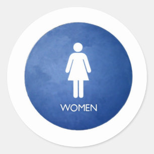 Sticker Rond Femmes