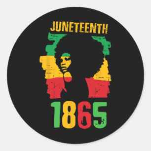 Sticker Rond Femmes 1865 Célébrent la Journée africaine de la l