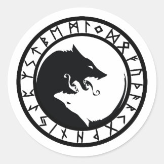 Sticker Rond Femrir - Rune Circle