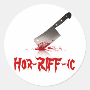 Sticker Rond Fendez-le à moi !