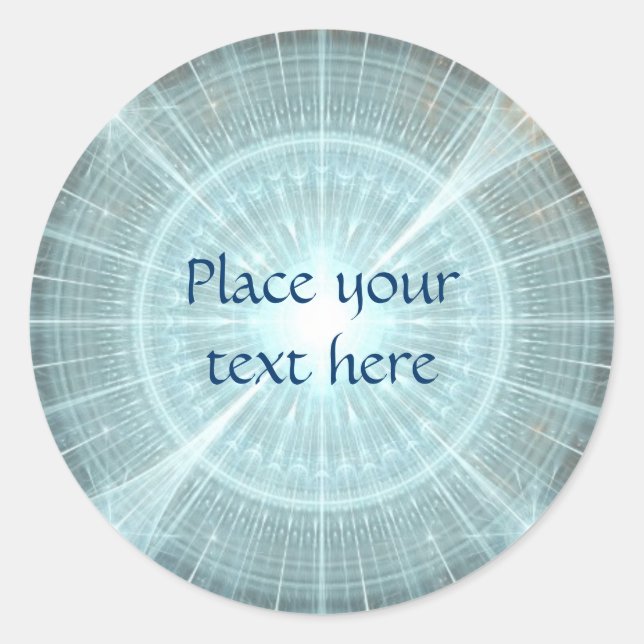 Sticker Rond Fenêtre de la cathédrale de Noël (Devant)