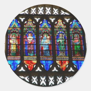 Sticker Rond Fenêtres en verre teinté d'Anthony de saint
