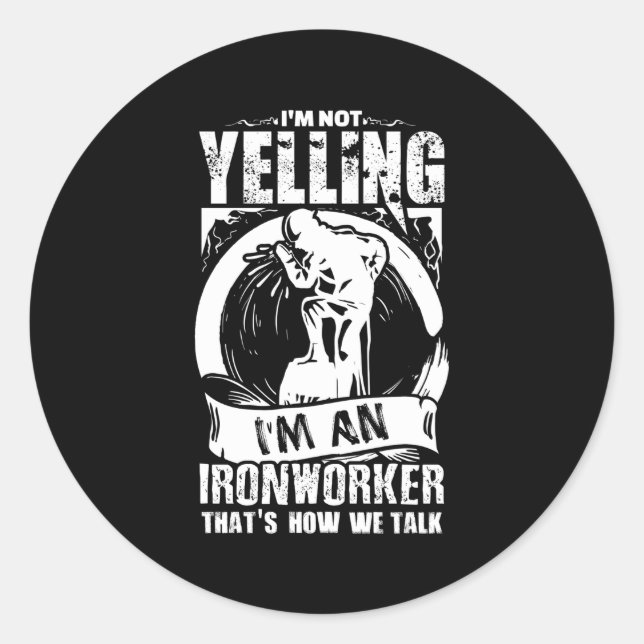 Sticker Rond Fer Pour Un Fer À Repasser (Devant)