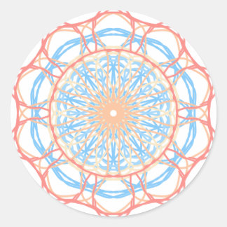 Sticker Rond Ferris Wheel Abstrait