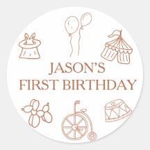 Fête d'anniversaire de Doodles Cirque premier anni