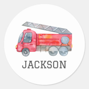 Sticker Rond Fête d'anniversaire personnalisée pour camions à f