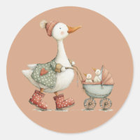 Fête de bébé de la deuxième oie idiote