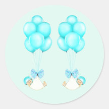 Fête de bébé jumeaux garçons