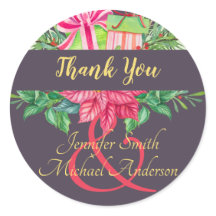 Fête de couples Poinsettia Esperluette Violet