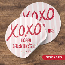 Fête de Galentine à la main XOXO