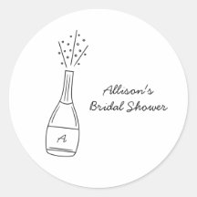 Fête de mariage avec bouteille de champagne qui pé