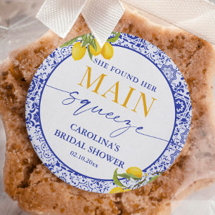 Sticker Rond Fête de mariage de l'Italien préféré au citron