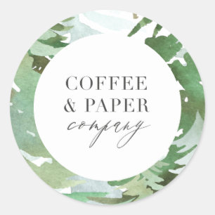 Sticker Rond Fête des aquarelles