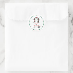Sticker Rond Fête des Mariages mexicains