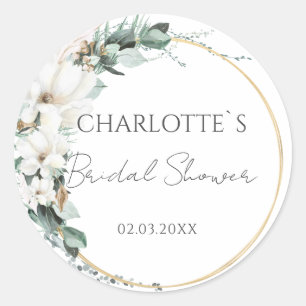STICKER ROND FÊTE DES MARIÉES MARIAGE BOHO