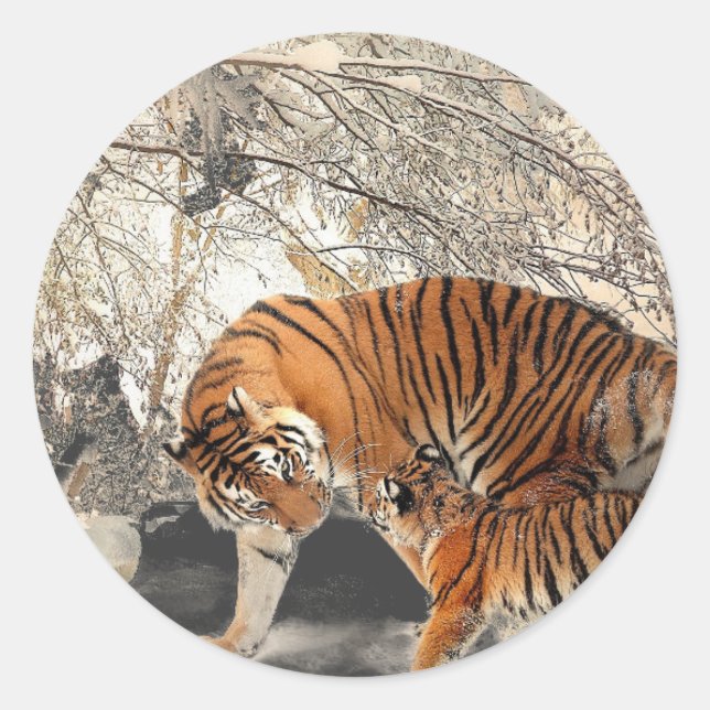 Sticker Rond Fête des mères (Devant)