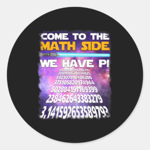 Sticker Rond Fête Nationale Du Pi 14 Mars 2025 Venez À Math Sid