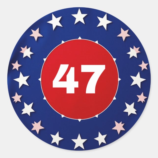Sticker Rond Fêter 47 (Devant)