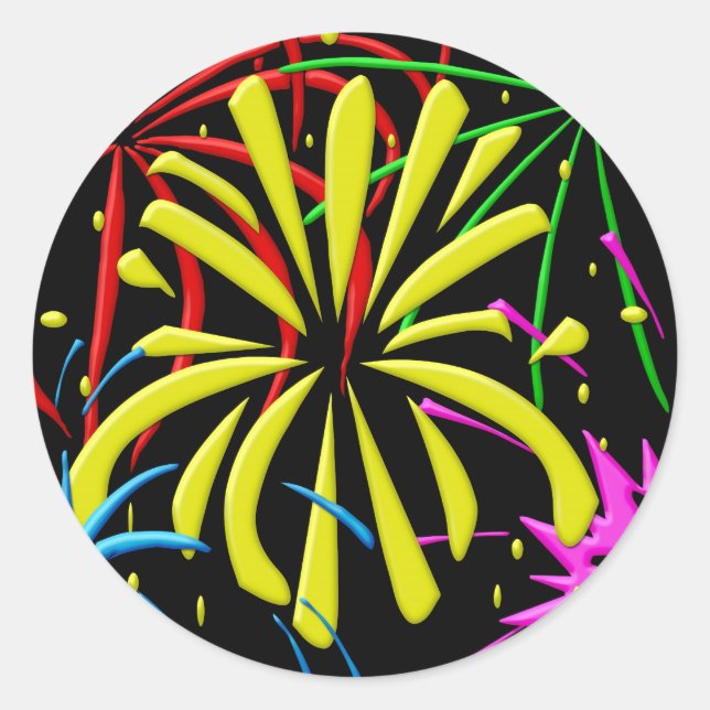 Sticker Rond feu (Devant)