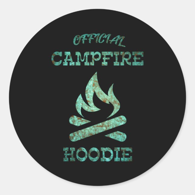 Sticker Rond Feu de feu officiel (Devant)