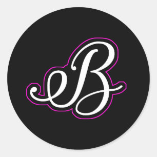 Sticker Rond Feuille d'autocollant rond du logo 20