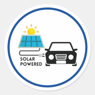 Sticker Rond Feuille d'autocollant solaire