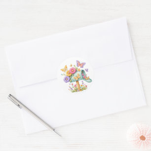 Sticker Rond Feuille d'autocollants de boîte aux lettres de des