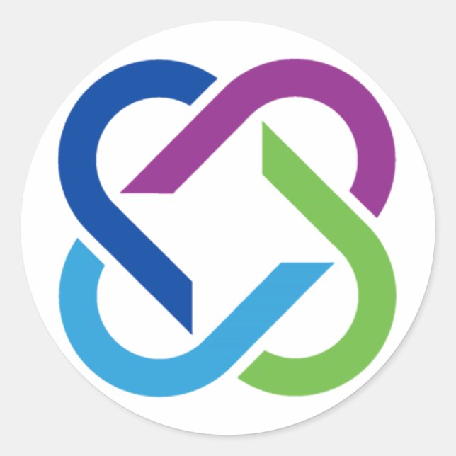 Sticker Rond Feuille d'autocollants Merakey Logo (20 autocollan (Devant)