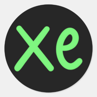 Sticker Rond Feuille d'autocollants Pronoun