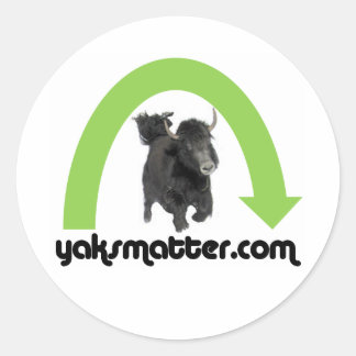 Sticker Rond Feuille d'étiquette