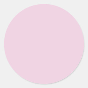 Sticker Rond FFCCFF Lavande rose pâle Lavande Couleur solide