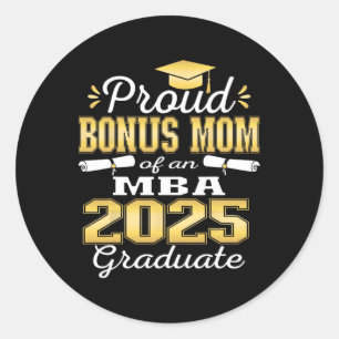 Sticker Rond Fier Bonus Maman De Cl De 2025 M Graduate Fami