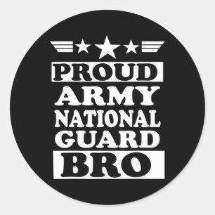 Sticker Rond Fière armée Garde nationale Frère Mémoire national