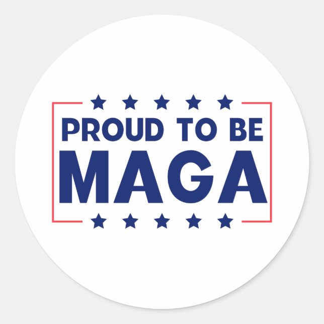 Sticker Rond Fière D'Être Maga (Devant)