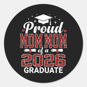Sticker Rond Fière Mémé D'un Diplômé De Terminale 2026