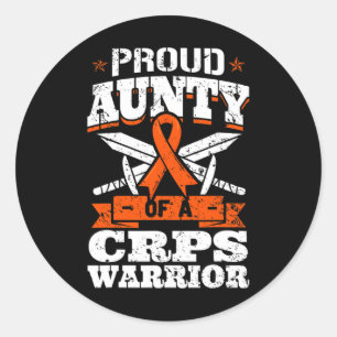Sticker Rond Fière Quantité D'Un Militaire Des Crps Warrior Rsd