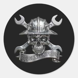 STICKER ROND FIERTE DE GROS DURS